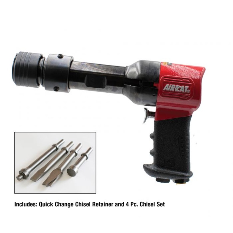 AirCat 5300-B .498 Super Duty Air Hammer Kit 1,760 BPM w/4 Chisels