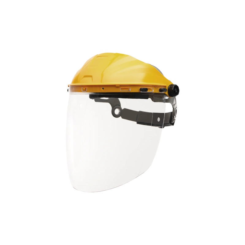 Ironclad G63001 Clear Face Shield with head gear black standard |FS-ST1 |