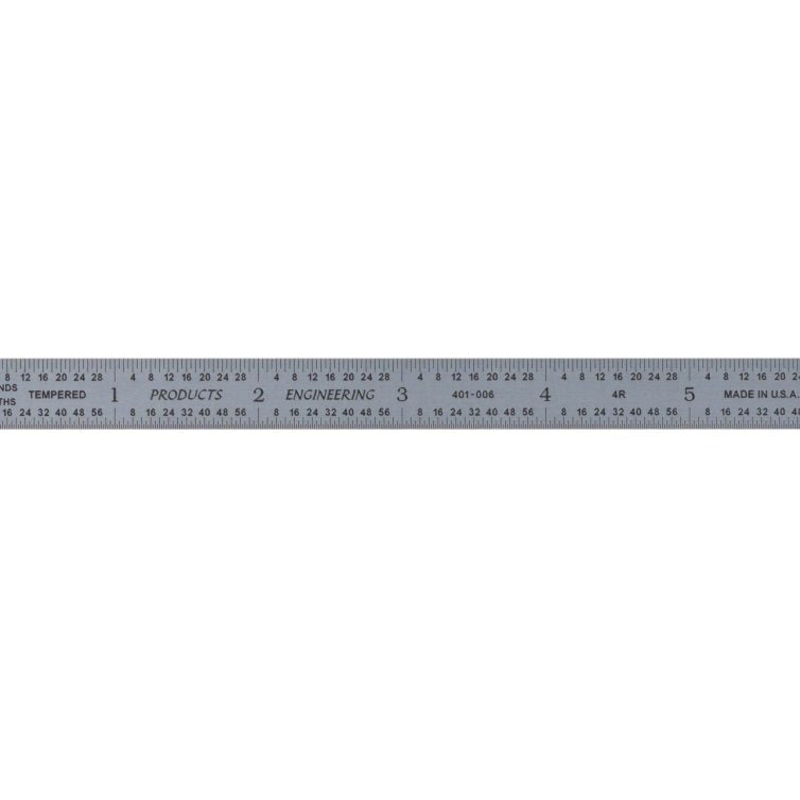 PEC Tools 301-006SS 6 Flexible Rule, 3R, Stainless Steel