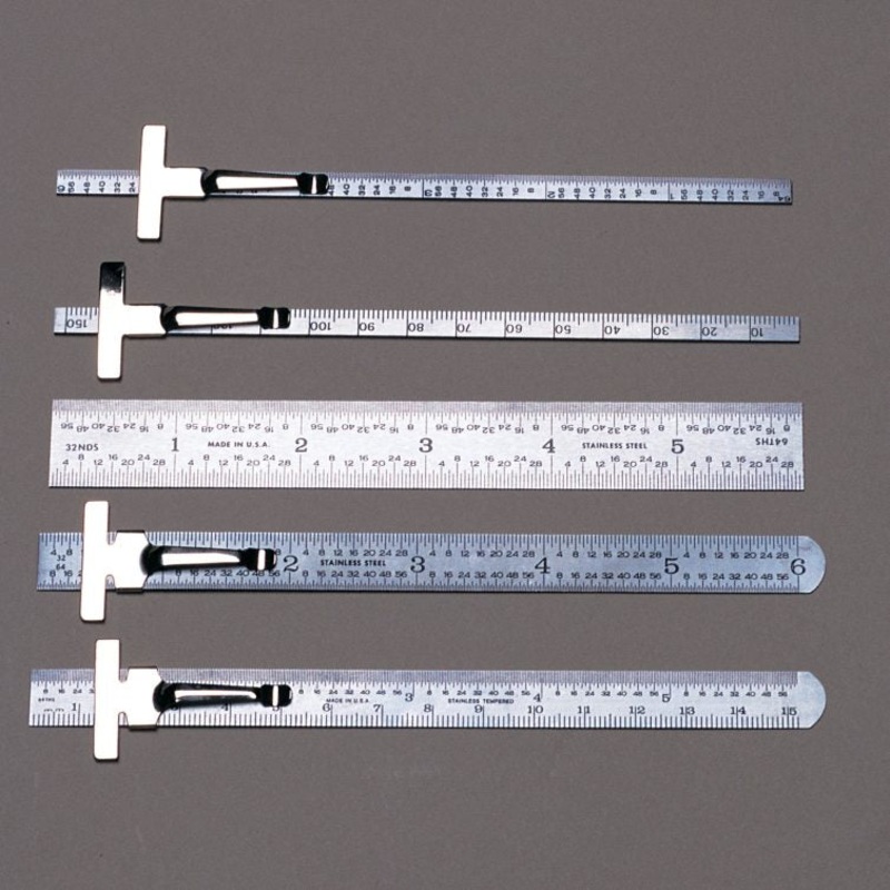 PEC Tools 7305-012C Depth Gauge  Narrow 12 with clip