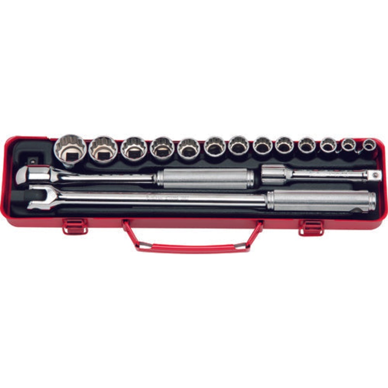 1/2 Sq. Dr. 17 Piece 12-Point SAE Socket set  3/8-1"