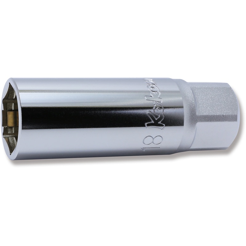 1/2 Sq. Dr. 6 point  Clip Type Spark Plug Socket  18mm
