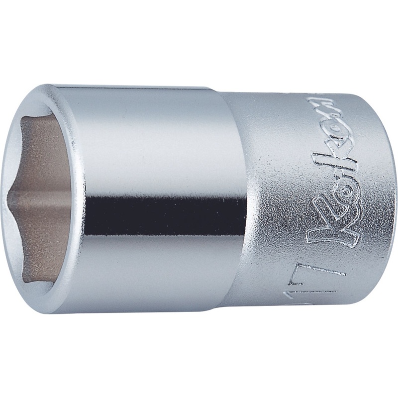1/2 Sq. Dr. Chrome 6 Point Metric Socket  34mm
