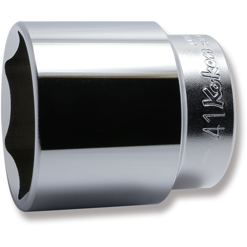 1/2 Sq. Dr. Chrome 6 Point Metric Socket  41mm