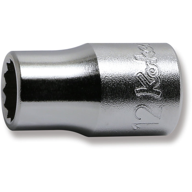 1/2 Sq. Dr. Chrome Metric 12 Point Socket  12mm