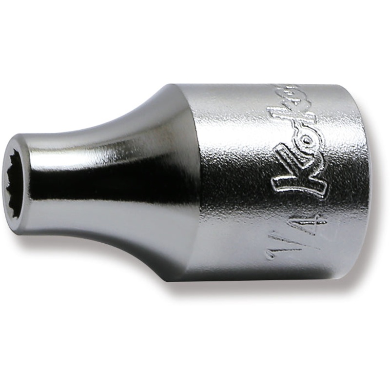 1/2 Sq. Dr. Chrome SAE 12 Point Socket  1/4"