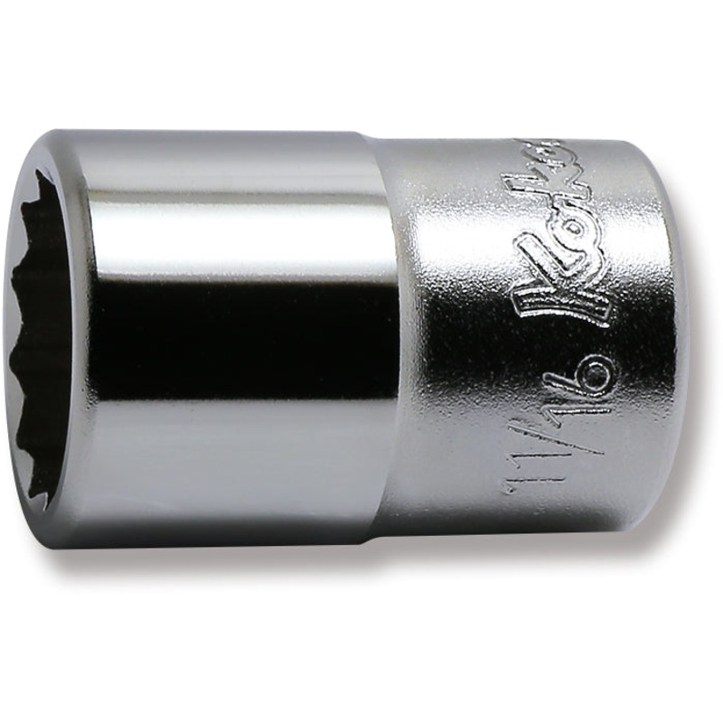 1/2 Sq. Dr. Chrome SAE 12 Point Socket  11/16"