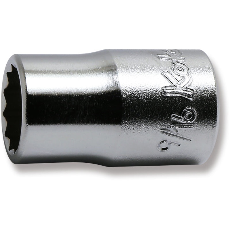 1/2 Sq. Dr. Chrome SAE 12 Point Socket  9/16"
