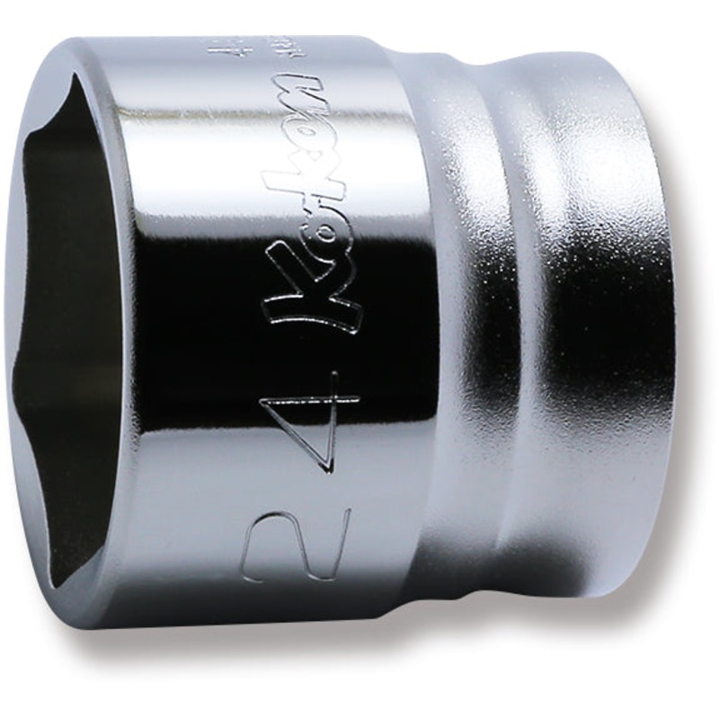 1/2 Sq. Dr. Chrome Z-Series 6 Point Metric Socket  24mm