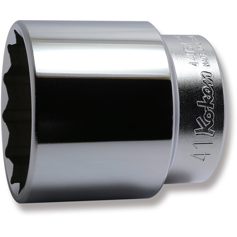 1/2 Sq. Dr. Chrome Metric 12 Point Socket  41mm