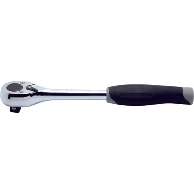 1/2 Sq. Dr. Ratchet Handle  24 teeth  Length 250mm  Plastic Handle