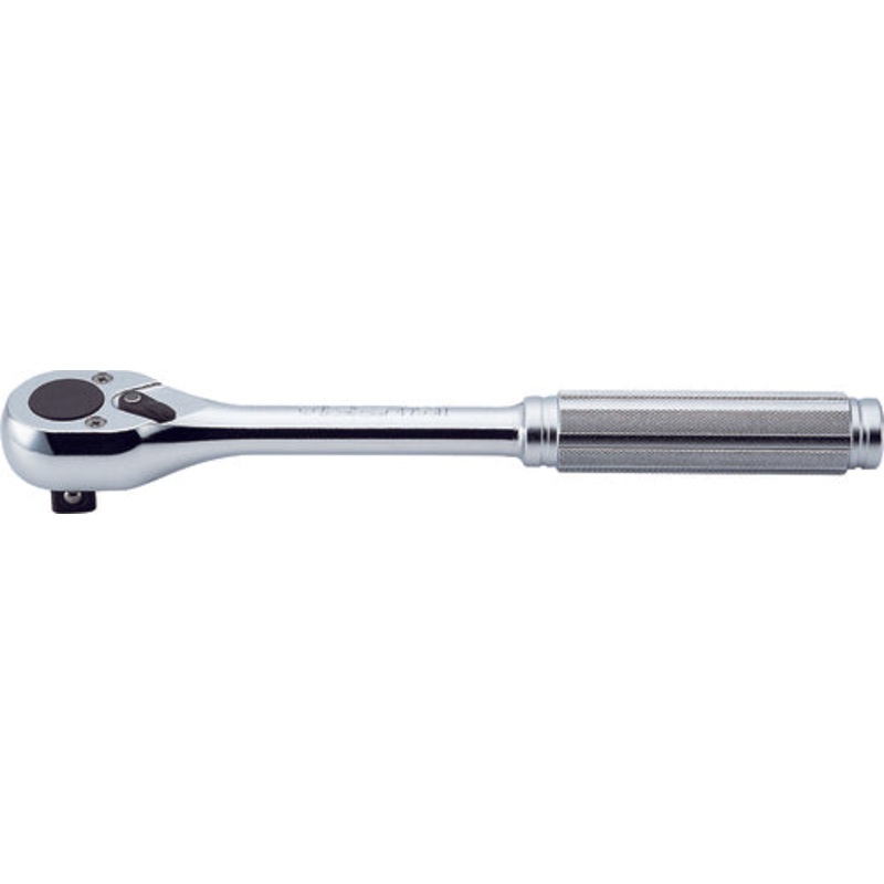 1/2 Sq. Dr. Ratchet Handle  24 teeth  Length 250mm Push Button Metal Handle