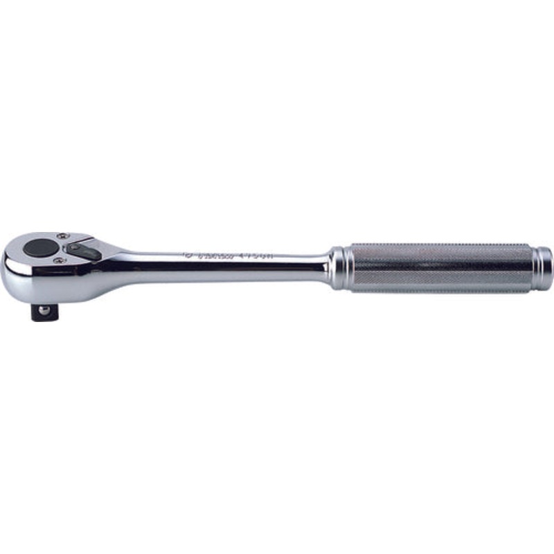 1/2 Sq. Dr. Ratchet Handle  30 teeth  Length 250mm Push Button Metal Handle