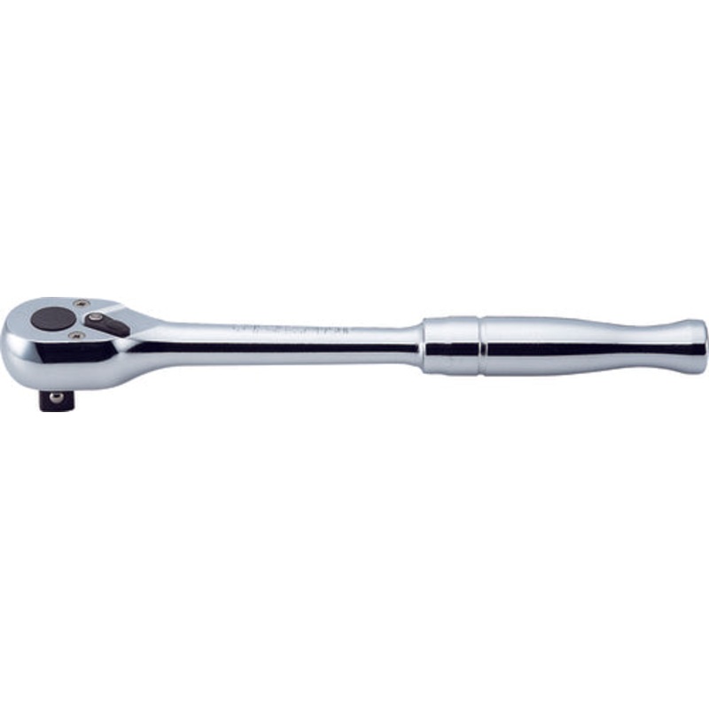 1/2 Sq. Dr. Ratchet Handle  30 teeth  Length 250mm Push Button Polished Handle
