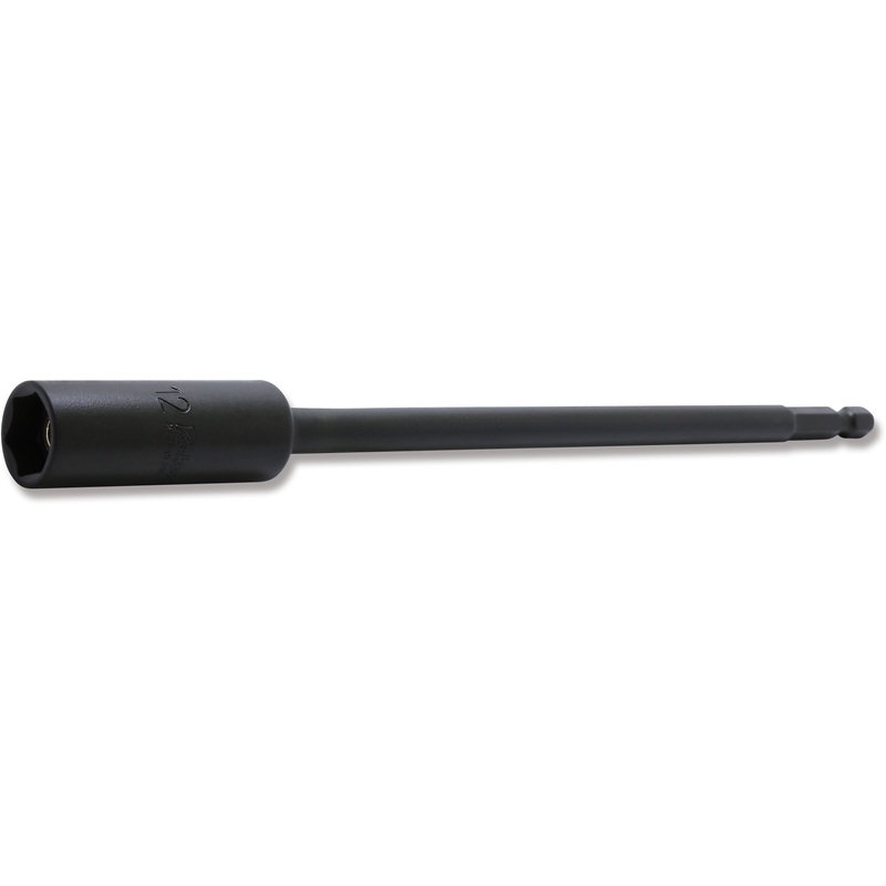1/4 Hex Dr. Nut Setter  12mm 6 point Length 200mm Slide Magnet
