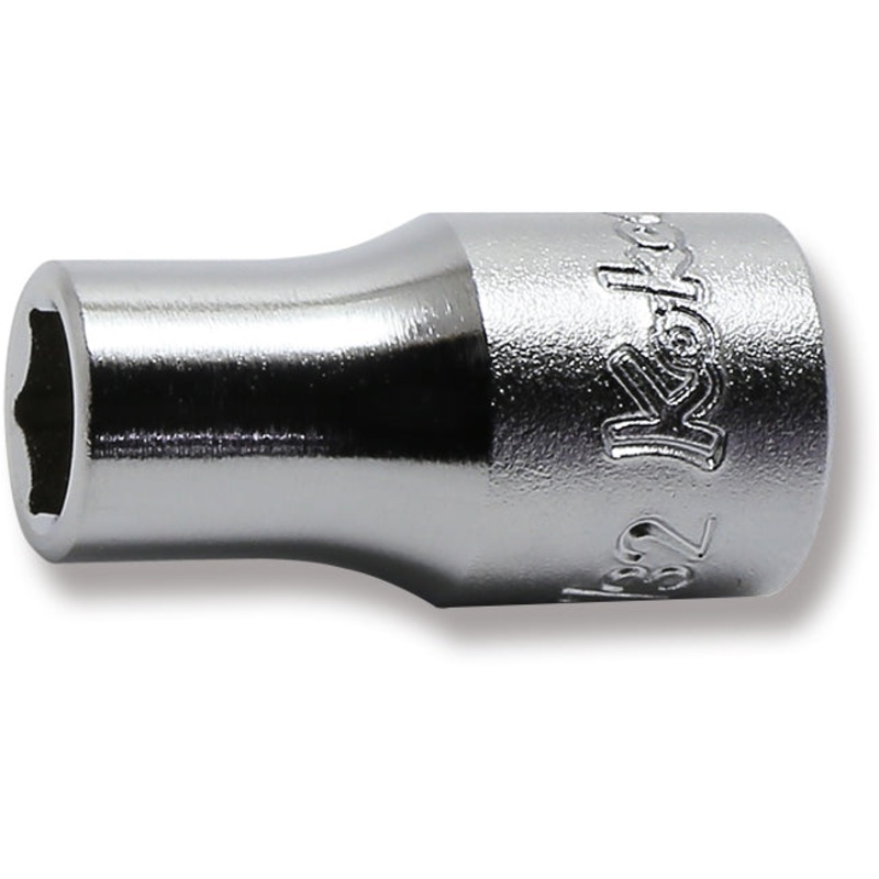 1/4 Sq. Dr. 6 point chrome SAE Socket  7/32