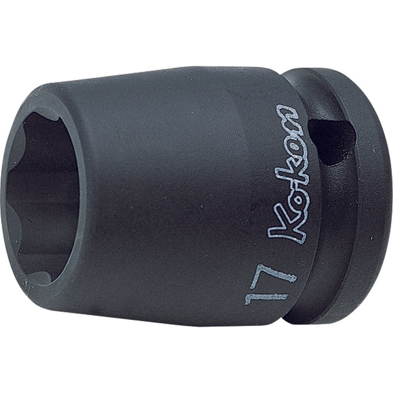 1/2 Sq. Dr. Socket  19mm Surface Drive Length 38mm
