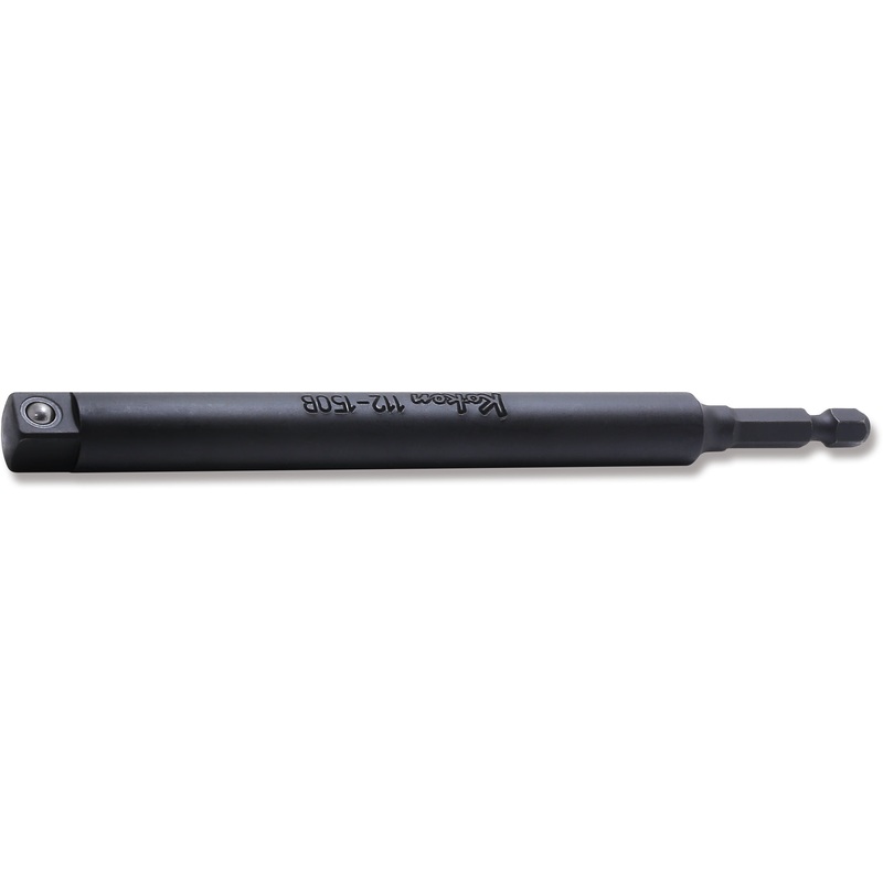 1/4 Hex Dr. Adaptor  3/8 Square Length 150mm Ball type