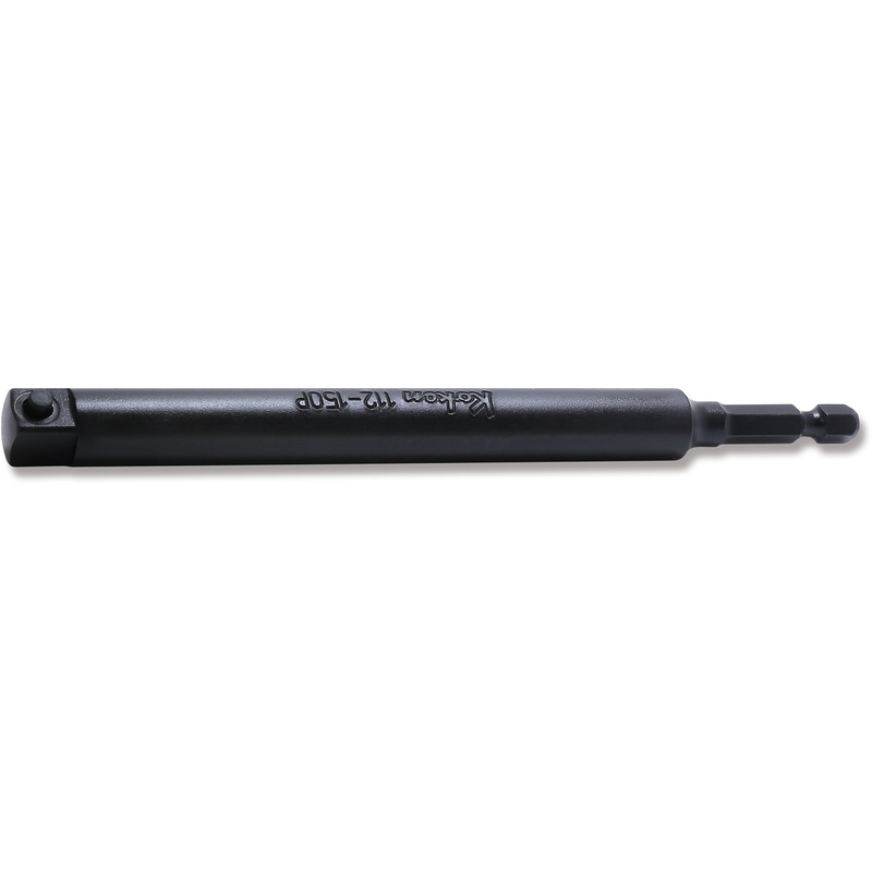 1/4 Hex Dr. Adaptor  3/8 Square Length 150mm Pin type