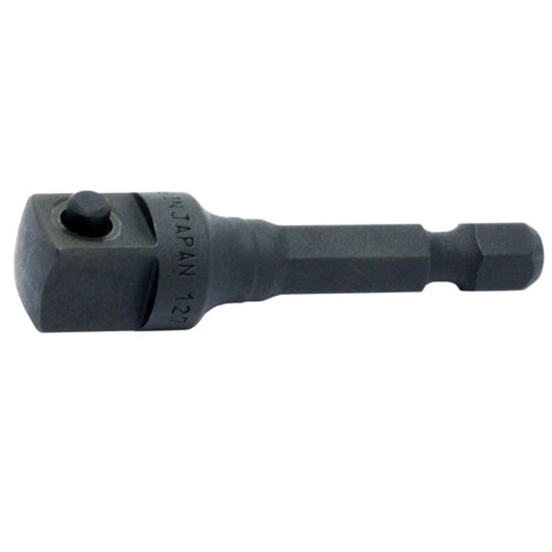 1/4 Hex Dr. Adaptor  3/8 Square Length 50mm Pin type