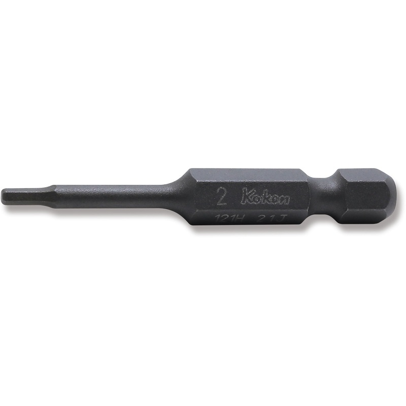 1/4 Hex Dr. Bit  2mm Hex Length 50mm
