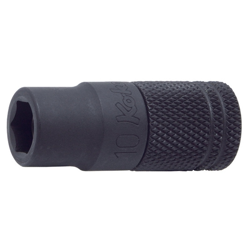 1/4 Hex Dr. Slide Socket  14mm 6 point Length 45mm Ring Magnet