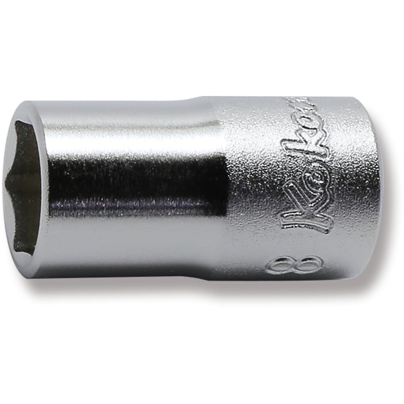 1/4 Sq. Dr. 6 point chrome Metric Socket  8mm