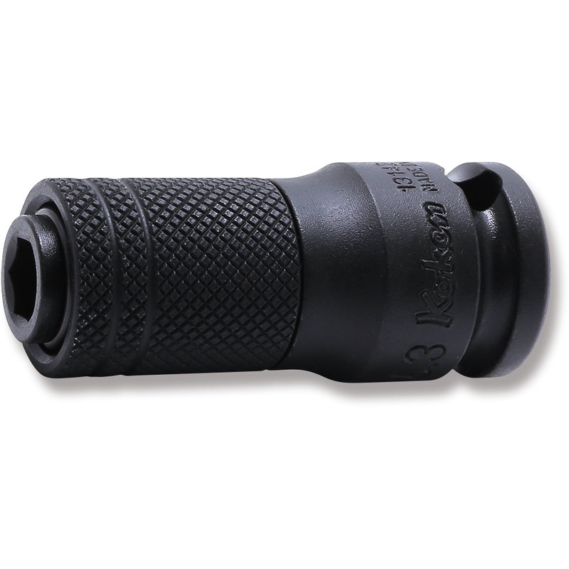 3/8 Sq. Dr. Bit Holder  1/4 Hex Length 45mm Locking Quick Release