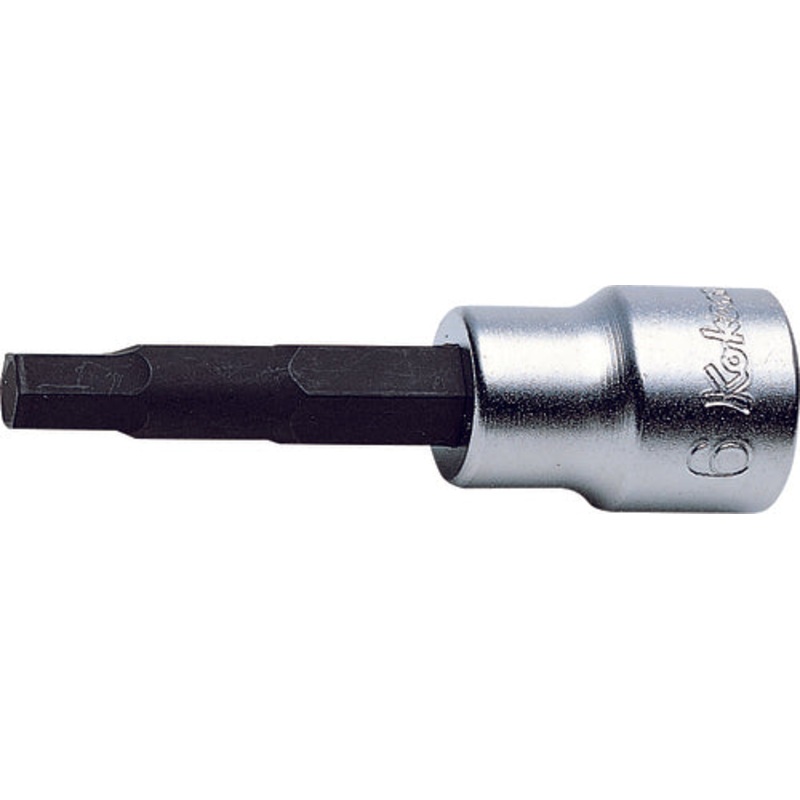 3/8 Sq. Dr. Bit Socket  6mm Hex Length 62mm