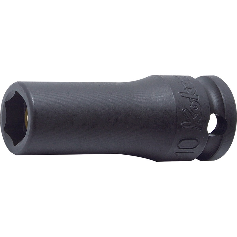 3/8 Sq. Dr. Socket  8mm 6 point Length 50mm Slide Magnet