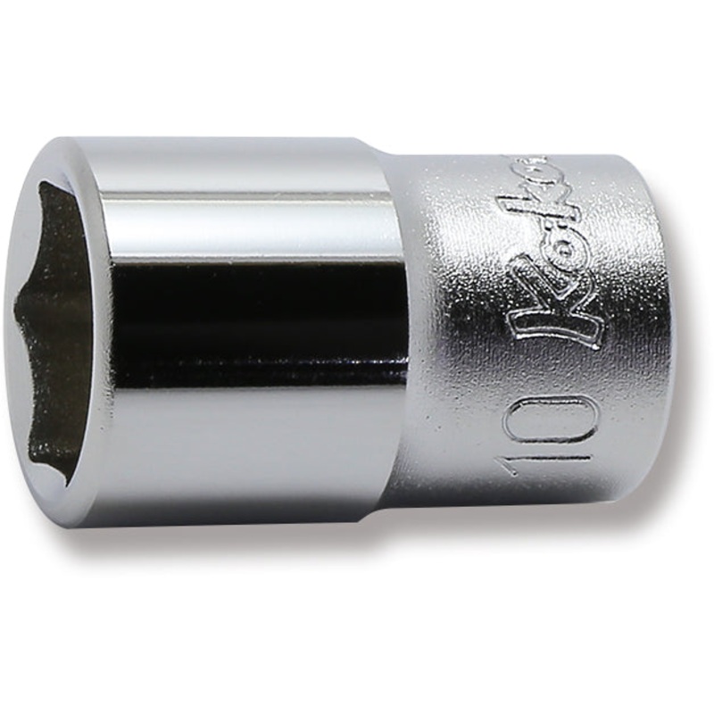 1/4 Sq. Dr. 6 point chrome Metric Socket  10mm