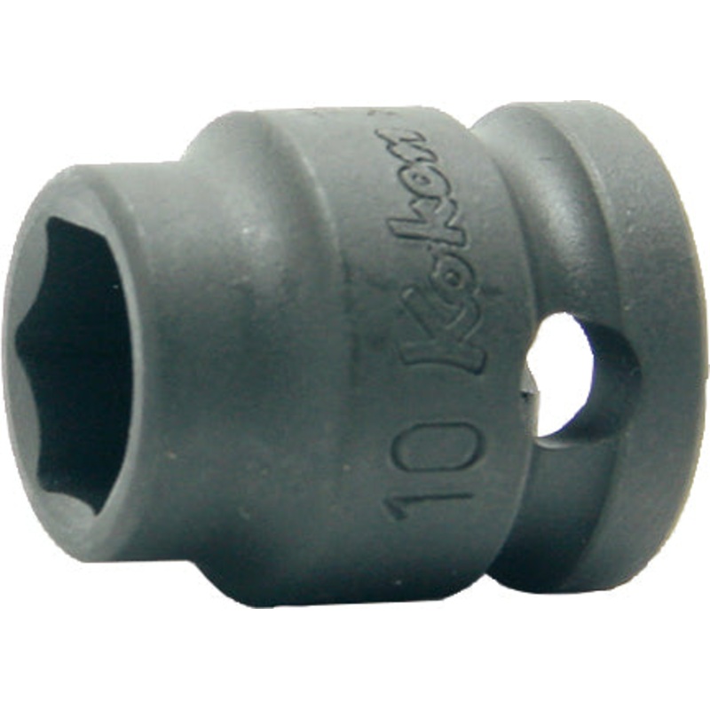 3/8 Sq. Dr. Socket  10mm 6 point Length 22mm Thin walled