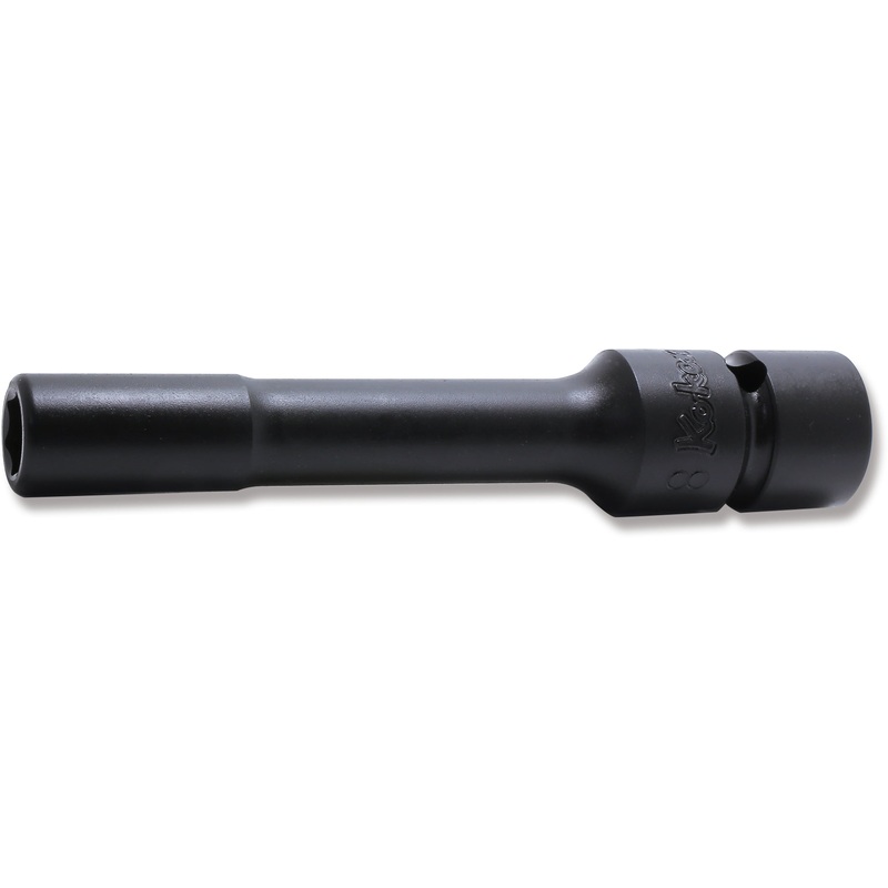 8mm 3/8 Sq. Dr. 6 point Sleeve Drive Extension Socket, 100mm Long