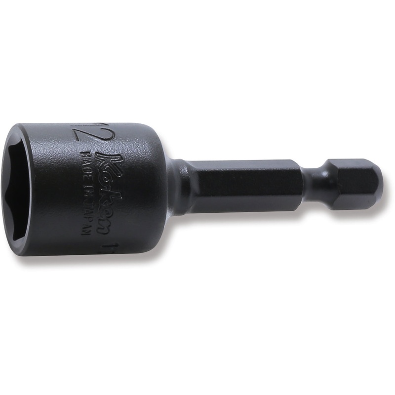1/4 Hex Dr. Nut Setter  12mm 6 point Length 50mm