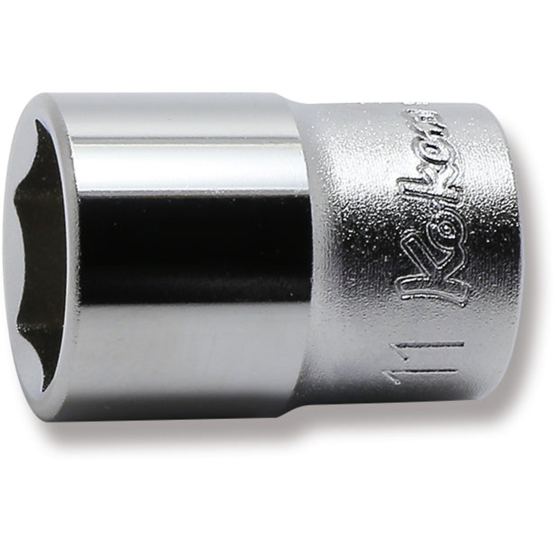 1/4 Sq. Dr. 6 point chrome Metric Socket  11mm
