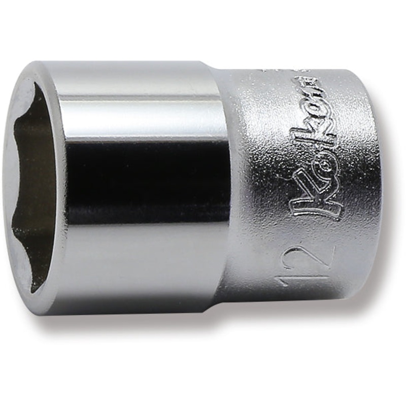 1/4 Sq. Dr. 6 point chrome Metric Socket  12mm