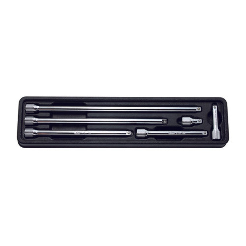1/4 Sq. Dr. Extension Bar Set  28-250mm ABS Tray   6 pieces
