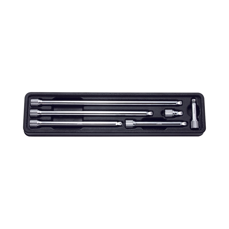 1/4 Sq. Dr. Wobble-Fix Extension Bar Set  28-250mm ABS Tray   6 pieces