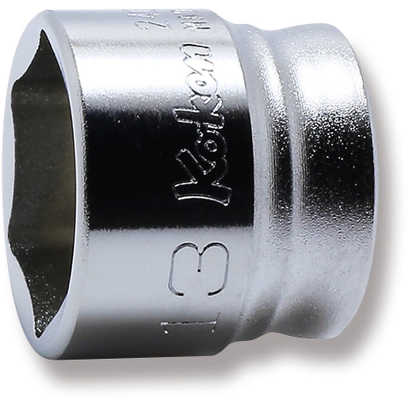 1/4 Sq. Dr. Z-Series 6 point chrome Metric Socket  13mm