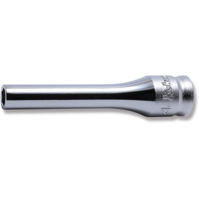 1/4 Sq. Dr.  Z-series  6 point Metric Chrome Socket in 4mm