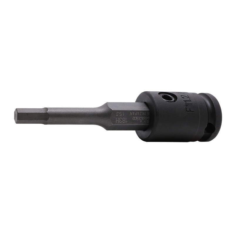 3/8 Sq. Dr. Bit Socket  3mm Hex Length 92mm