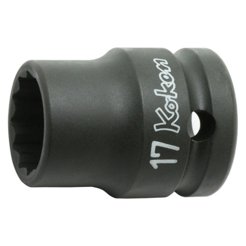 1/2 Sq. Dr. Socket  14mm 12 point Length 38mm Thin walled