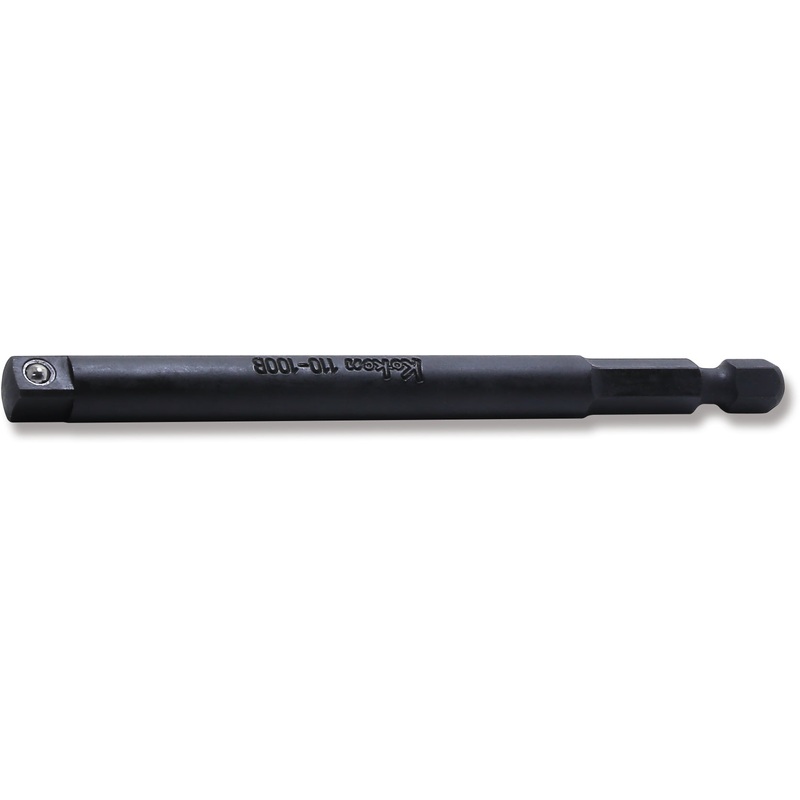 1/4 Hex Dr. Adaptor  1/4 Square Length 100mm Ball type