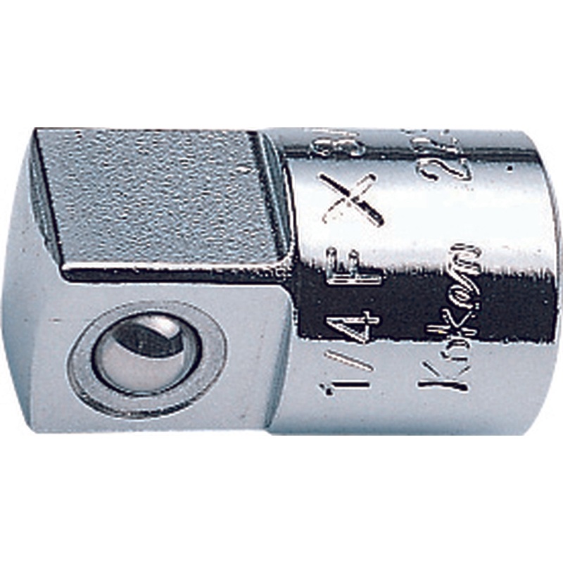 1/4 Sq. Dr. Adaptor  3/8 Square Length 22mm