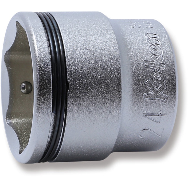 3/8 Sq. Dr. Socket  24mm Nut Grip Length 31mm