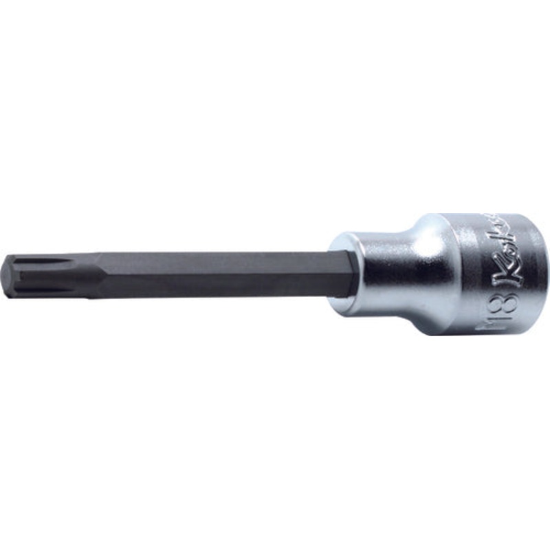 1/2 Sq. Dr. Bit Socket Ribe-CV M10  Length 140mm