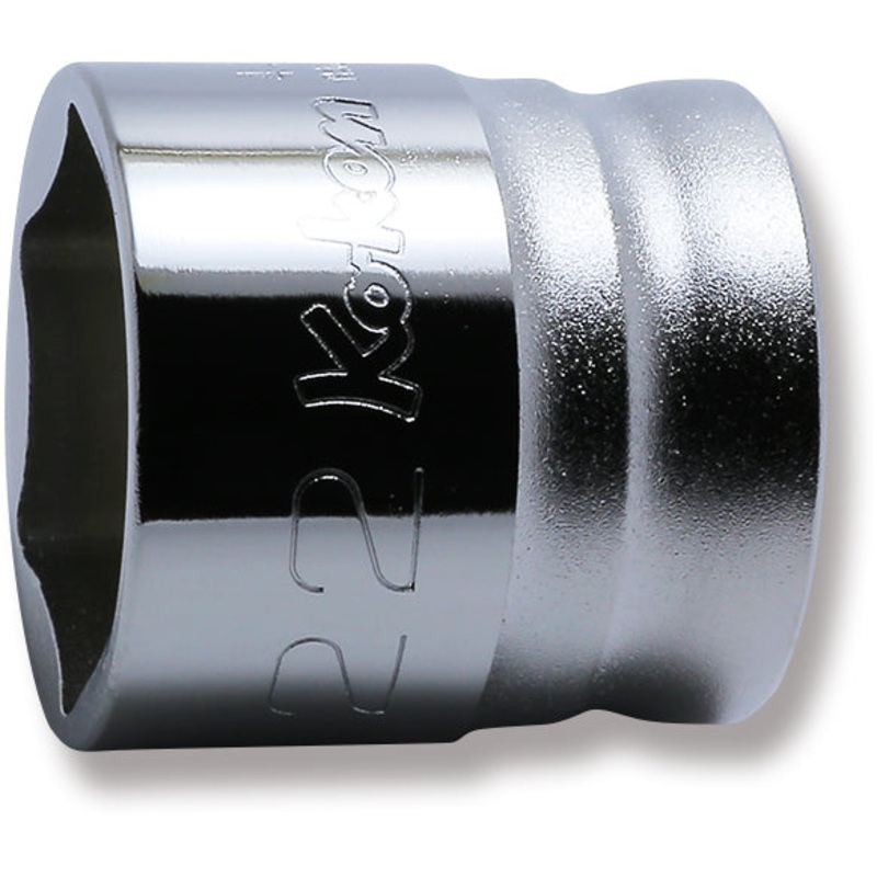 1/2 Sq. Dr. Chrome Z-Series 6 Point Metric Socket  22mm