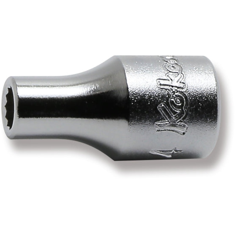 1/4 Sq. Dr. 12 Point chrome SAE Socket  4mm