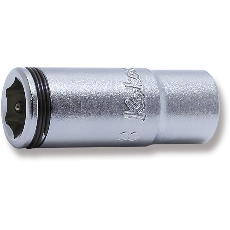1/4 Sq. Dr. Semi-Deep NUT GRIP Socket 8mm
