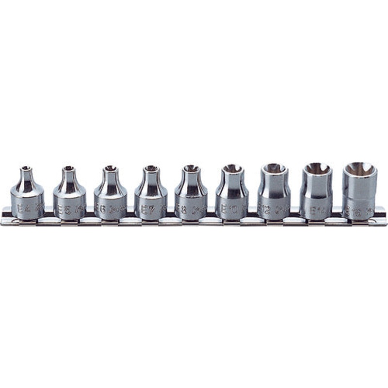 3/8 Sq. Dr. 9 Piece TORX Socket Set E4-E16